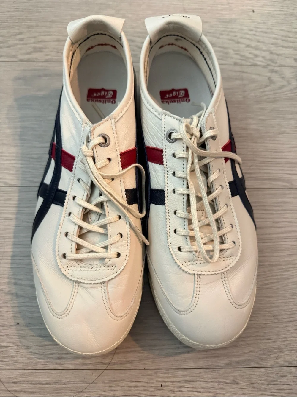 Onitsuka Tiger Japan MEXICO 66 SD 1183A872 CREAM/PEACOAT Sz 6